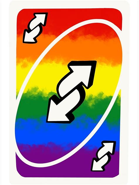gay pride uno reverse card Greeting Card Designed and sold by dallonashby 2. . Gay uno reverse